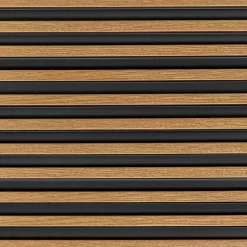 Mardom | Panneaux Acoustiques 3D "0049" | H: 2700 Mm X B: 120 Mm | Chêne Nature | Moderne -Décoratif Soldes L01052