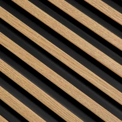 Mardom | Panneaux Acoustiques 3D "0049" | H: 2700 Mm X B: 120 Mm | Chêne Nature | Moderne