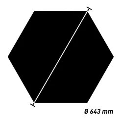 Rosace Sobre Marbet R-32 | Ø 55.7 Cm | Polystyrène Léger Blanc
