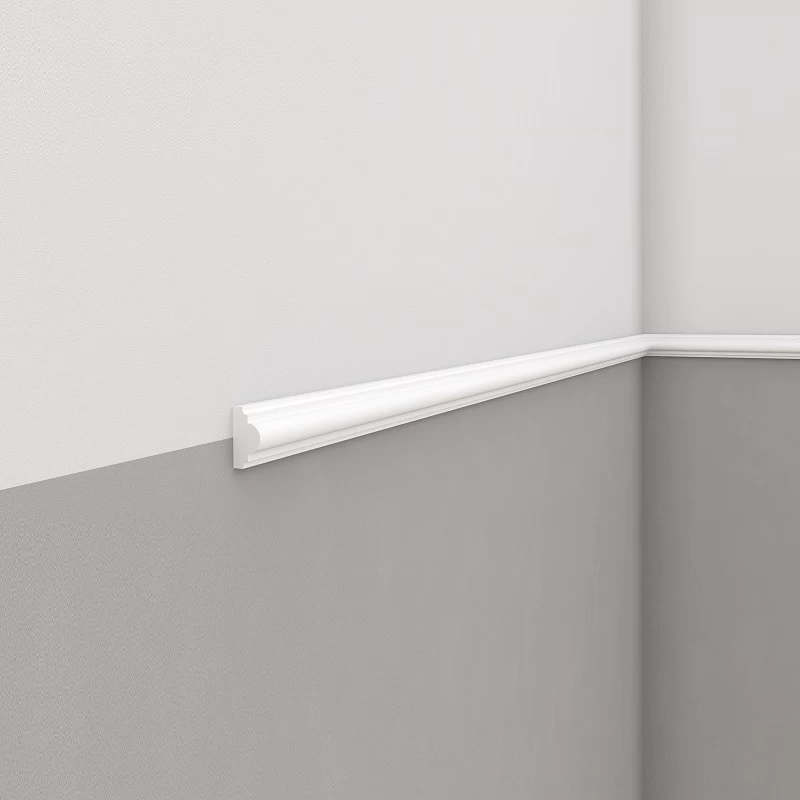PROVISTON | Zierleiste "NE002" | 18 X 40 X 2000 Mm | Weiß | Wandleiste | Wanddekoration | Hochwertig 2 PROVISTON | Zierleiste "NE002" | 18 X 40 X 2000 Mm | Weiß | Wandleiste | Wanddekoration | Hochwertig – Image 2
