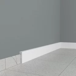 PROVISTON | Sockelleiste "NE006" | 23 X 101 X 2000 Mm | Weiß | Fußleiste | Wendbar | Wohndekoration -Décoratif Soldes MD006 3