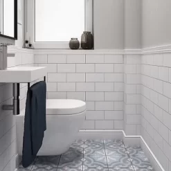 PROVISTON | Sockelleiste "NE006" | 23 X 101 X 2000 Mm | Weiß | Fußleiste | Wendbar | Wohndekoration -Décoratif Soldes MD006 4