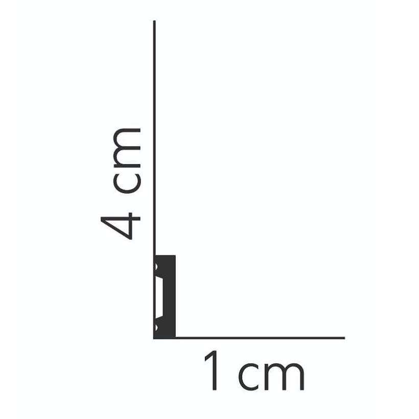 PROVISTON | Sockelleiste "NE011" | 10 X 40 X 2000 Mm | Weiß | Fußleiste | Wohndeko | Hochwertig 1 PROVISTON | Sockelleiste "NE011" | 10 X 40 X 2000 Mm | Weiß | Fußleiste | Wohndeko | Hochwertig