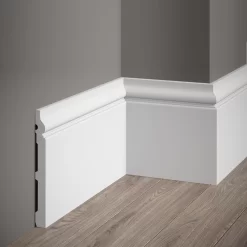 PROVISTON | Sockelleiste "NE020" | 19 X 198 X 2000 Mm | Weiß | Fußleiste | Abdeckleiste | Hochwertig -Décoratif Soldes MD020 3