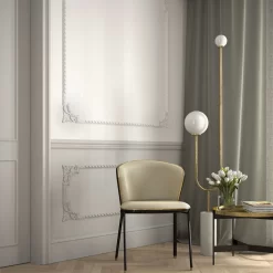 PROVISTON | Sockelleiste "NE020" | 19 X 198 X 2000 Mm | Weiß | Fußleiste | Abdeckleiste | Hochwertig -Décoratif Soldes MD020 6