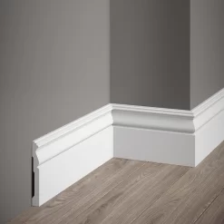 PROVISTON | Sockelleiste "NE095" | 15 X 120 X 2000 Mm | Weiß | Fußleiste | Wohndeko | Hochwertig -Décoratif Soldes MD095 3