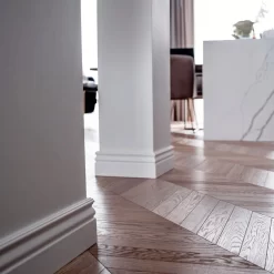 PROVISTON | Sockelleiste "NE095" | 15 X 120 X 2000 Mm | Weiß | Fußleiste | Wohndeko | Hochwertig -Décoratif Soldes MD095 5