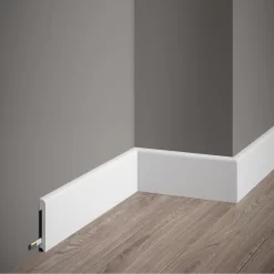 PROVISTON | Sockelleiste "NE234" | 14 X 78 X 2000 Mm | Weiß | Fußleiste | Kabelkanal | Hochwertig -Décoratif Soldes MD234 3