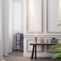 PROVISTON | Sockelleiste "NE360" | 18 X 137 X 2000 Mm | Weiß | Fußleiste | Kabelkanal | Hochwertig -Décoratif Soldes MD360 5