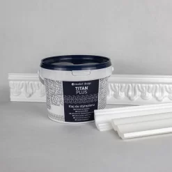 Marbet | Colle Mastic Polystyrène Titan Plus | Seau | Colle Moulures | Bonne Adhérence| Intérieur