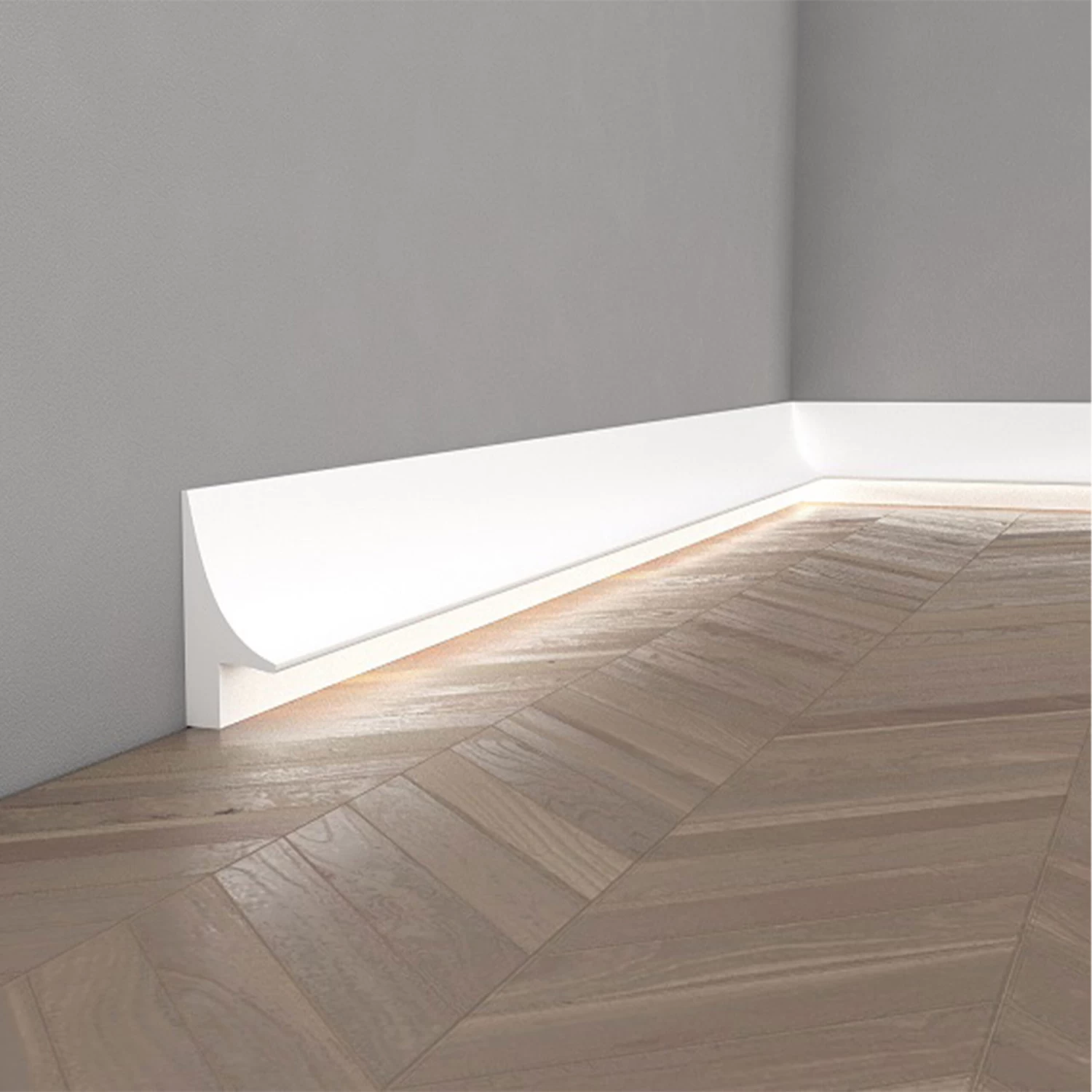 Plinthe Lumineuse QL007 Mardom Decor | Plinthe LED En Polyuréthane Résistant Pour éclairage Indirect 2 Plinthe Lumineuse QL007 Mardom Decor | Plinthe LED En Polyuréthane Résistant Pour éclairage Indirect – Image 2