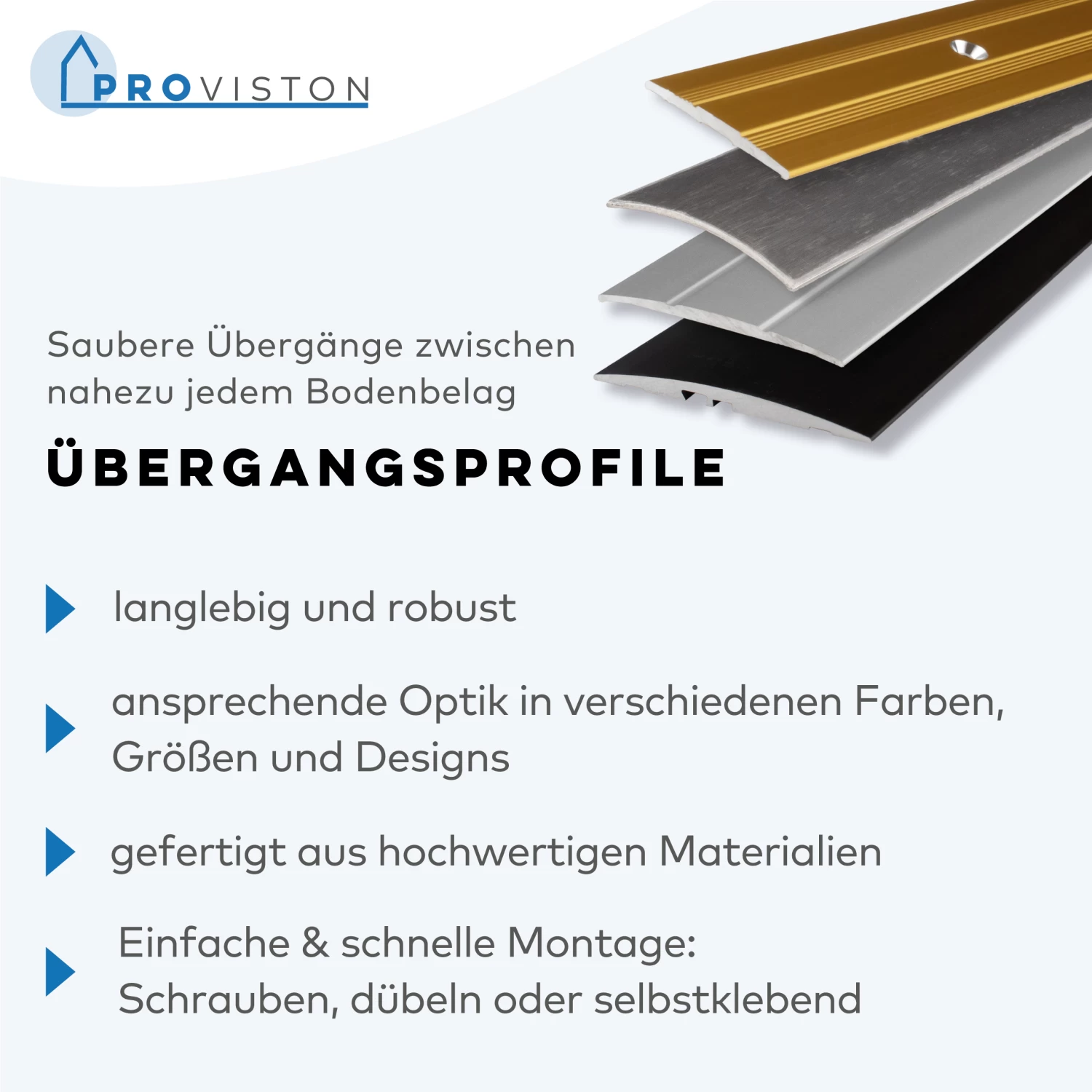 PROVISTON | Barre De Seuil | Largeur:80 Mm | H:0 - 99 Mm | Aluminium | Lisse | À Visser En Décalé 3 PROVISTON | Barre De Seuil | Largeur:80 Mm | H:0 - 99 Mm | Aluminium | Lisse | À Visser En Décalé – Image 3
