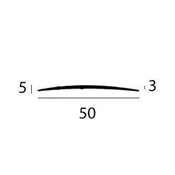 Barre De Seuil | Hauteur 5 Mm | Largeur 50 Mm | Longueur 1000 Mm | Alu Anodisé