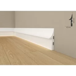 Plinthe Lumineuse QL008 Mardom Decor | Plinthe LED En Polyuréthane Résistant Pour éclairage Indirect