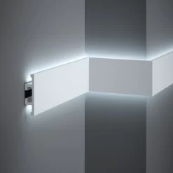 Moulure LED Sublime QL017 | 25 X 100 Mm | Polyuréthane HD, Résistant, éclairage Indirect -Décoratif Soldes QL017 3