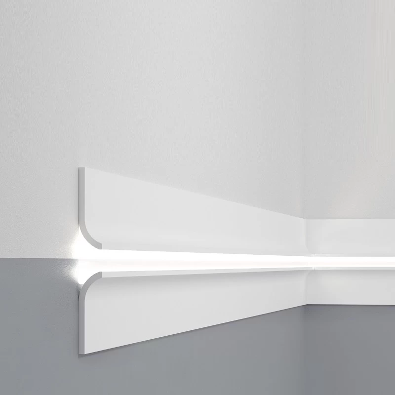 PROVISTON | Sockelleiste "RT011" | 40 X 135 X 2000 Mm | Weiß | Fußleiste | Kabelkanal | Hochwertig 4 PROVISTON | Sockelleiste "RT011" | 40 X 135 X 2000 Mm | Weiß | Fußleiste | Kabelkanal | Hochwertig – Image 4