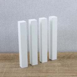 Jonctions Universelles Angles Rentrants /sortants, 15 X 15 X 112, Bois Massif Hêtre, Laqué En Blanc -Décoratif Soldes ZUB013A 4 scaled