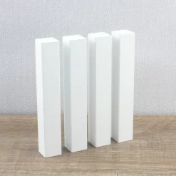 Jonctions Universelles Angles Rentrants /sortants, 18 X 18 X 118, Bois Massif Hêtre, Laqué En Blanc -Décoratif Soldes ZUB013B 4 scaled