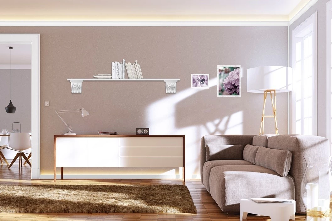 Moulure Lumineuse |moulure Moderne Pour éclairage Indirect 4 Moulure Lumineuse |moulure Moderne Pour éclairage Indirect – Image 4