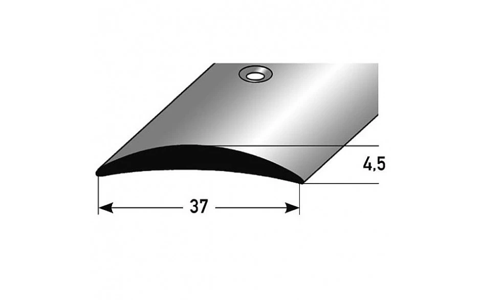 Barre De Seuil | 37 Mm | Type: 07 | Aluminium Anodisé 1 Barre De Seuil | 37 Mm | Type: 07 | Aluminium Anodisé