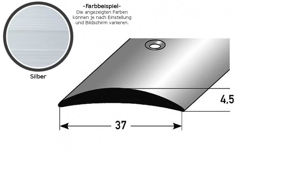 Barre De Seuil | 37 Mm | Type: 07 | Aluminium Anodisé 2 Barre De Seuil | 37 Mm | Type: 07 | Aluminium Anodisé – Image 2