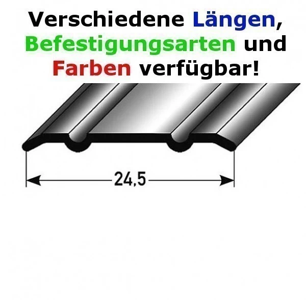 Barre De Seuil | 24.5 Mm De Large | Aluminium Anodisé 4 Barre De Seuil | 24.5 Mm De Large | Aluminium Anodisé – Image 4