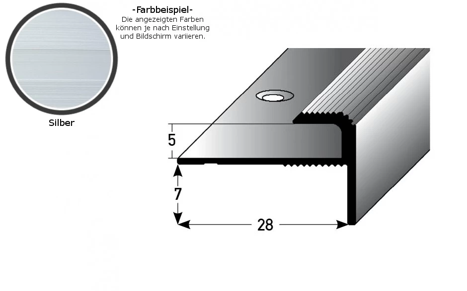 Profilé à Emboîter | Nez Pour Revêtement Design | Aluminium Anodisé | à Visser 2 Profilé à Emboîter | Nez Pour Revêtement Design | Aluminium Anodisé | à Visser – Image 2