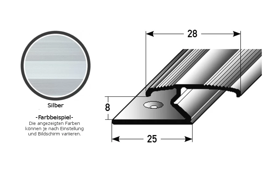 Profilé De Transition Pour Sol Stratifié | Hauteur 8 Mm | Aluminium Anodisé | à Visser 1 Profilé De Transition Pour Sol Stratifié | Hauteur 8 Mm | Aluminium Anodisé | à Visser