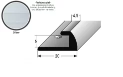 Profilé De Finition à Emboîter Pour Sol Stratifié Hauteur 6M | Alu Anodisé | à Visser