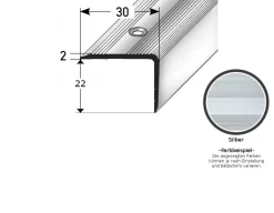 Nez De Marche | Largeur 30 Mm | Hauteur 22 Mm - 52 Mm | Aluminium