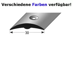 Barre De Seuil PVC | Profilé De Transition | 30 Mm | Largeur | En PVC Rigide | Type 358 | à Visser