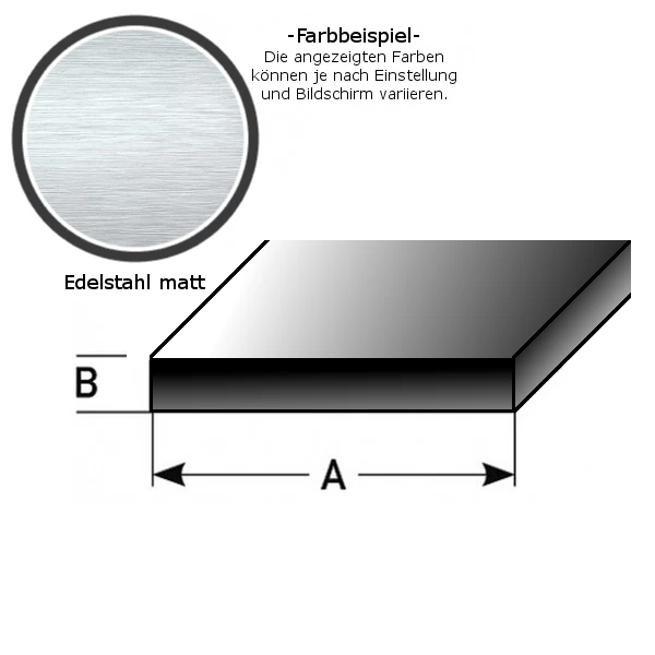 Plinthe En Inox | Barre Plate | Profilé De Montage | Profilé De Construction 3 Plinthe En Inox | Barre Plate | Profilé De Montage | Profilé De Construction – Image 3