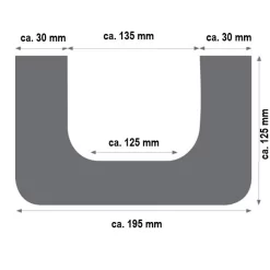 Wiesemann | Fausse Poutre | PU | 200 X 130 X 2000 Mm | Chêne Clair | Poutre Imitation Bois | HD