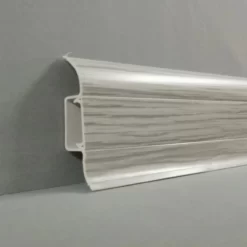 Plinthe PVC Avec Goulotte Cache Fils En Frêne