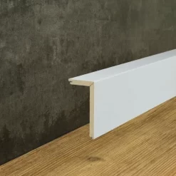 Surplinthe Cache Tuyaux | Plinthe De Recouvrement | 41 X 141 X 2400 Mm | MDF Mélaminé | Blanc -Décoratif Soldes fra02 db dh