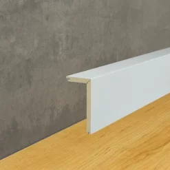 Surplinthe Cache Tuyaux | Plinthe De Recouvrement | 41 X 141 X 2400 Mm | MDF Mélaminé | Blanc -Décoratif Soldes fra02 hb hh