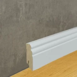 Plinthe Moulurée 18 X 70 Mm Revêtu Blanc -Décoratif Soldes fu073l hb hh 1