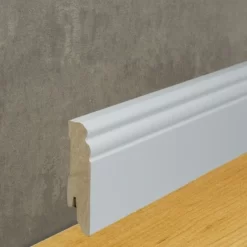 Plinthe Moulurée (MDF Mélaminé) Blanc -Décoratif Soldes fu085l hb hh 1