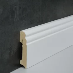 Plinthe Moulurée 18 X 90 Mm Revêtu Blanc -Décoratif Soldes fu089l original