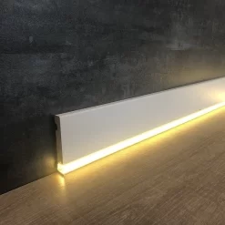 Plinthe Lumineuse | 15 X 95 Mm | Mélaminé Blanc