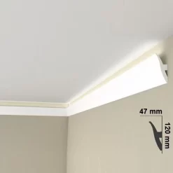 Moulure Lumineuse QL009 Mardom Pour éclairage Indirect En PU Résistant Ruban Alu Adhésif Incl. -Décoratif Soldes n lei323a 6