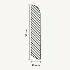 Plinthes | Chêne Brut | Bois Massif | 20.10.58.0