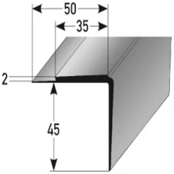 Nez De Marche En PVC Pour Revêtements Jusqu'à 2 Mm | PVC Souple Type 362