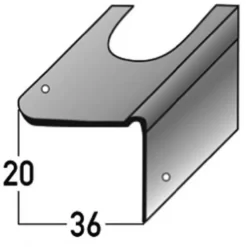 Cornière De Réparation | Rénovation D'escaliers En Béton | Accessoires De Fixation Incl.